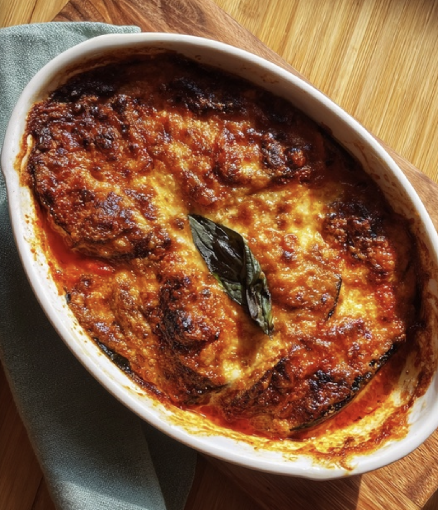 Aubergine and Tomato Bake (Parmigiana di Melanzane)