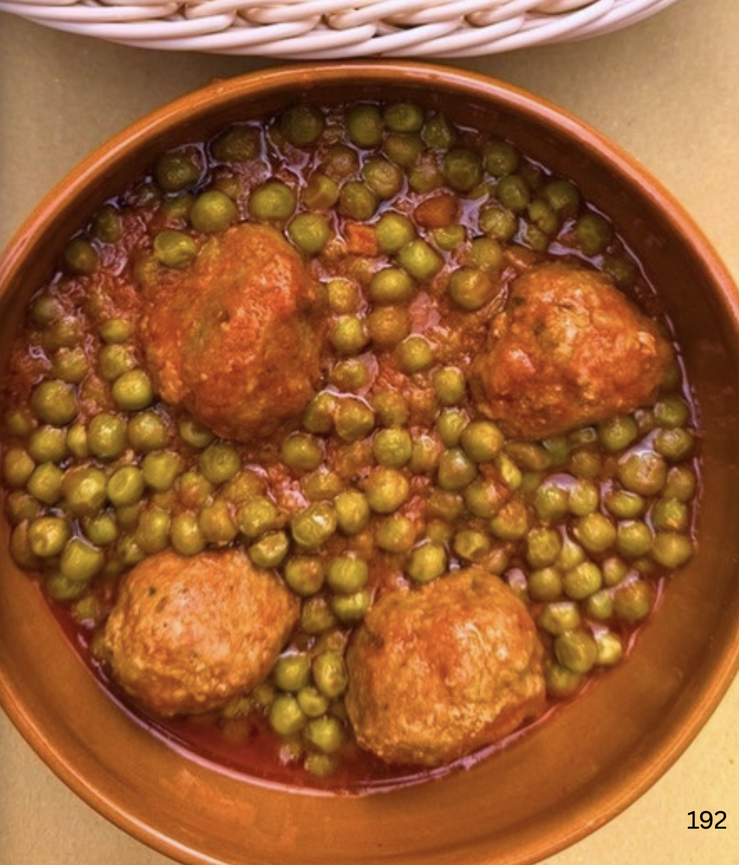 Meatballs with Ragù and Peas (Polpette di Manzo)