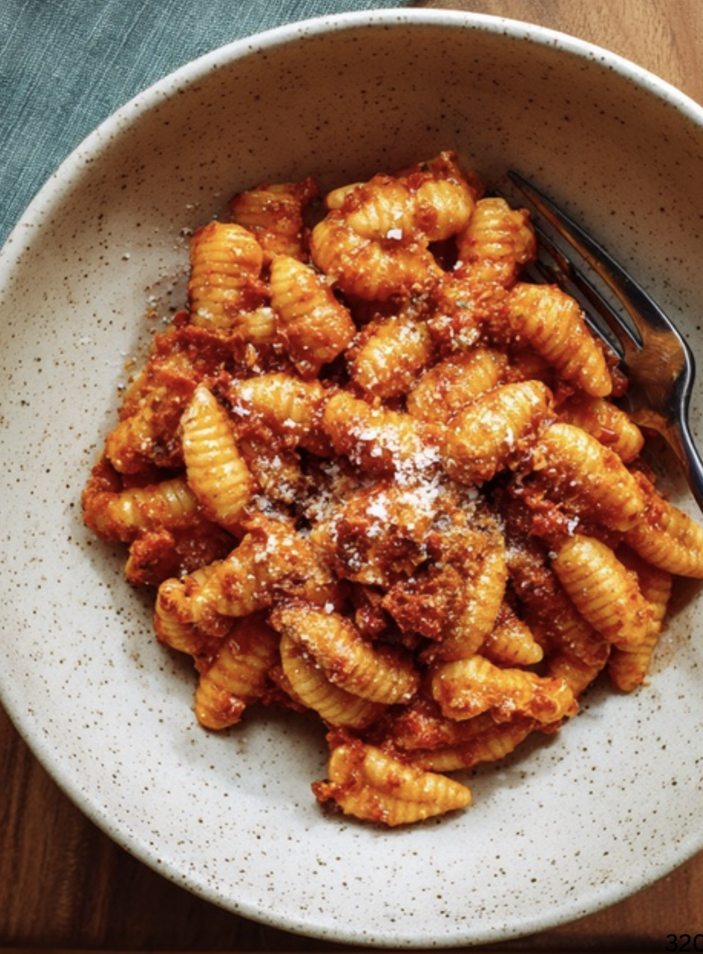 Cavatelli with 'Nduja, Tomato Sauce, and Ricotta
