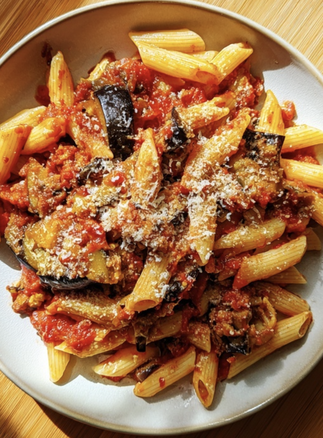 Sicilian Aubergine Pasta (Pasta alla Norma)
