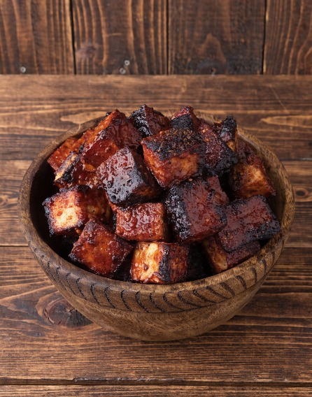 BBQ Tofu Burnt Ends