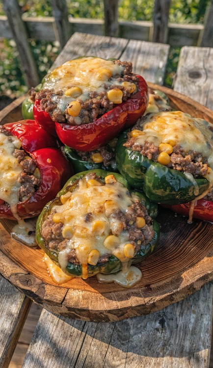 Smoked Stuffed Peppers