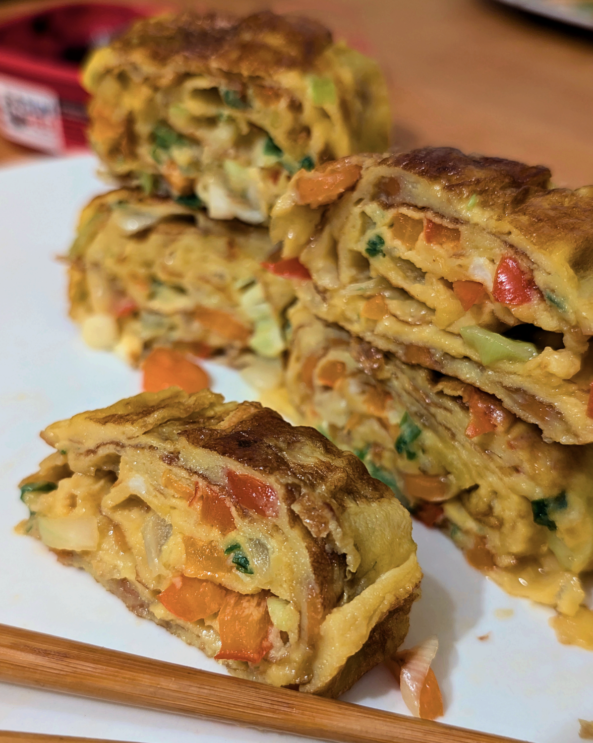 Korean Style Rolled Omelette
