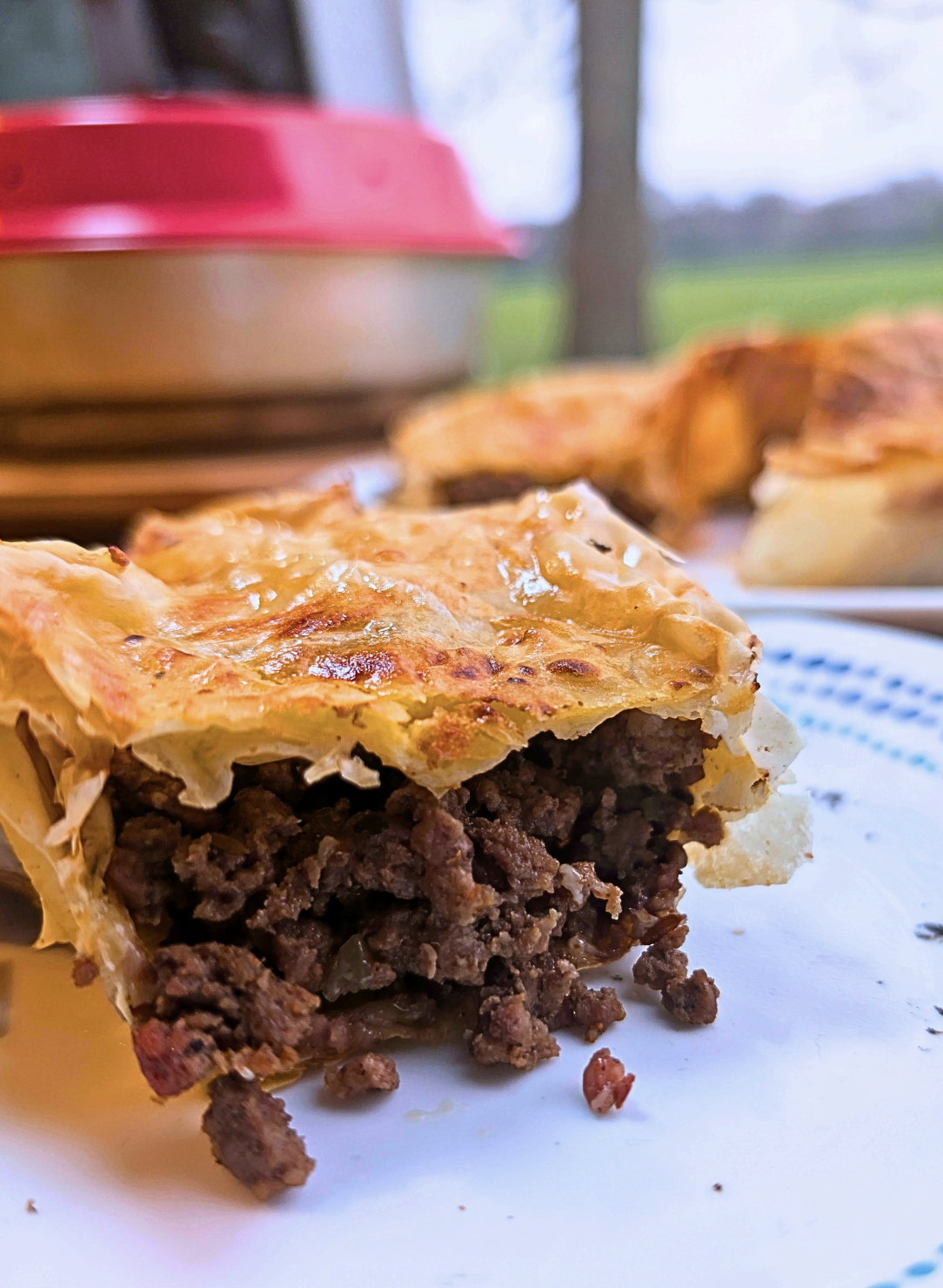 Egyptian Filo Meat Pie