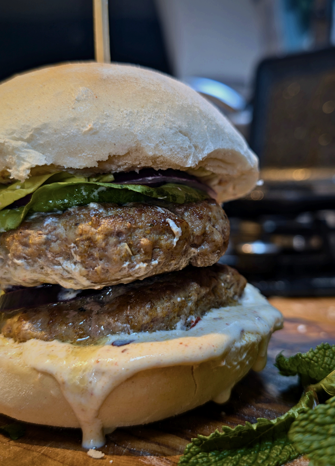 Moroccan Lamb Mini Burgers