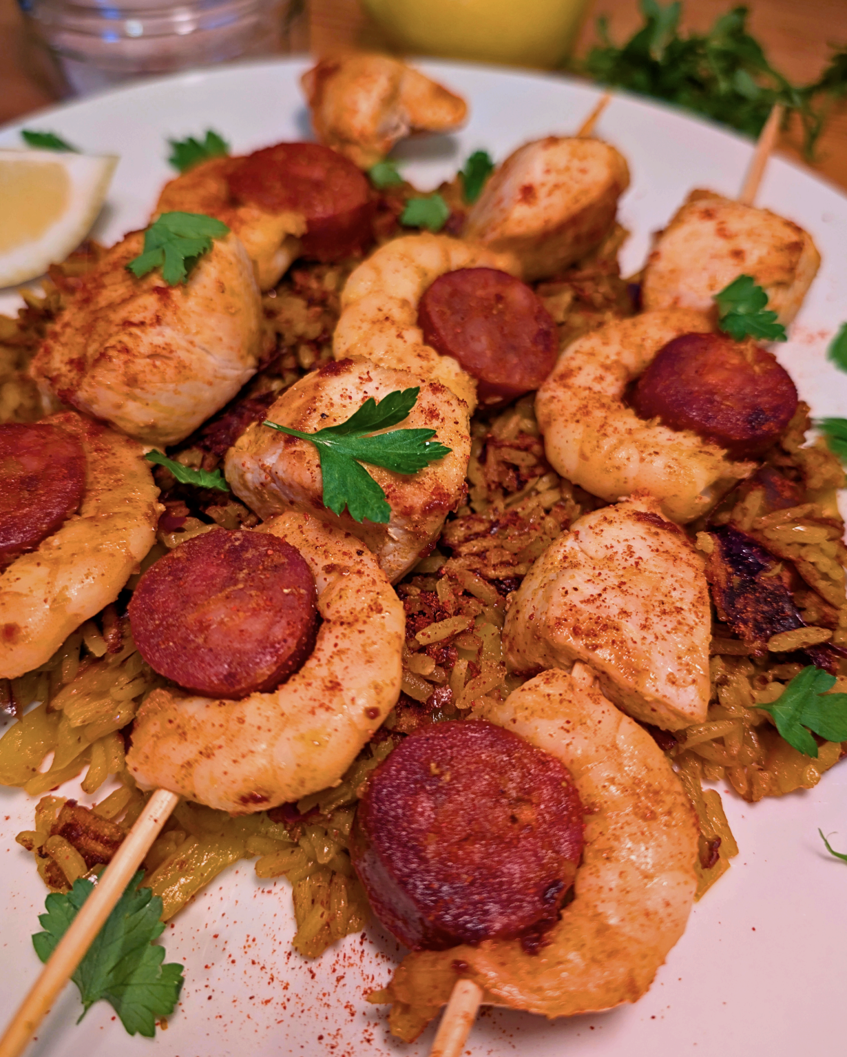 Paella Skewers