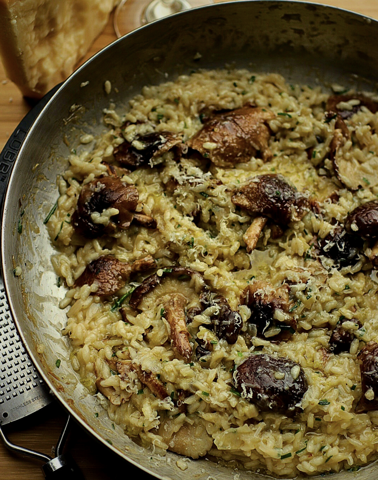 Creamy One-Pan Mushroom Risotto