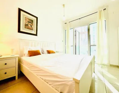 Luxurious Master room with attached balcony for rent in Dubai Marina