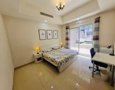 Stunning Master Bedroom with Private Garden, Professionals Only – JVC – Aed 4,700 PM incl all bills.