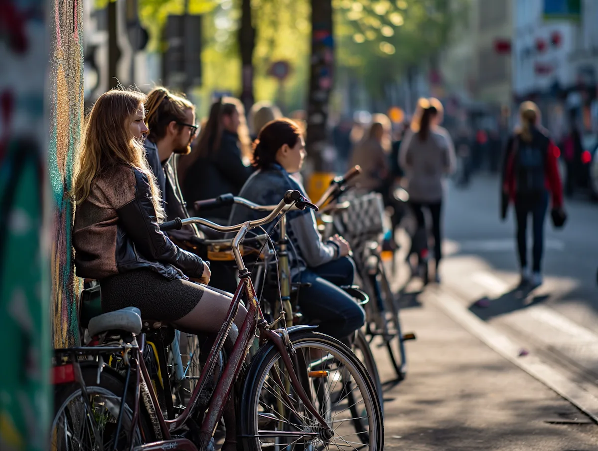 Ligne de vélo