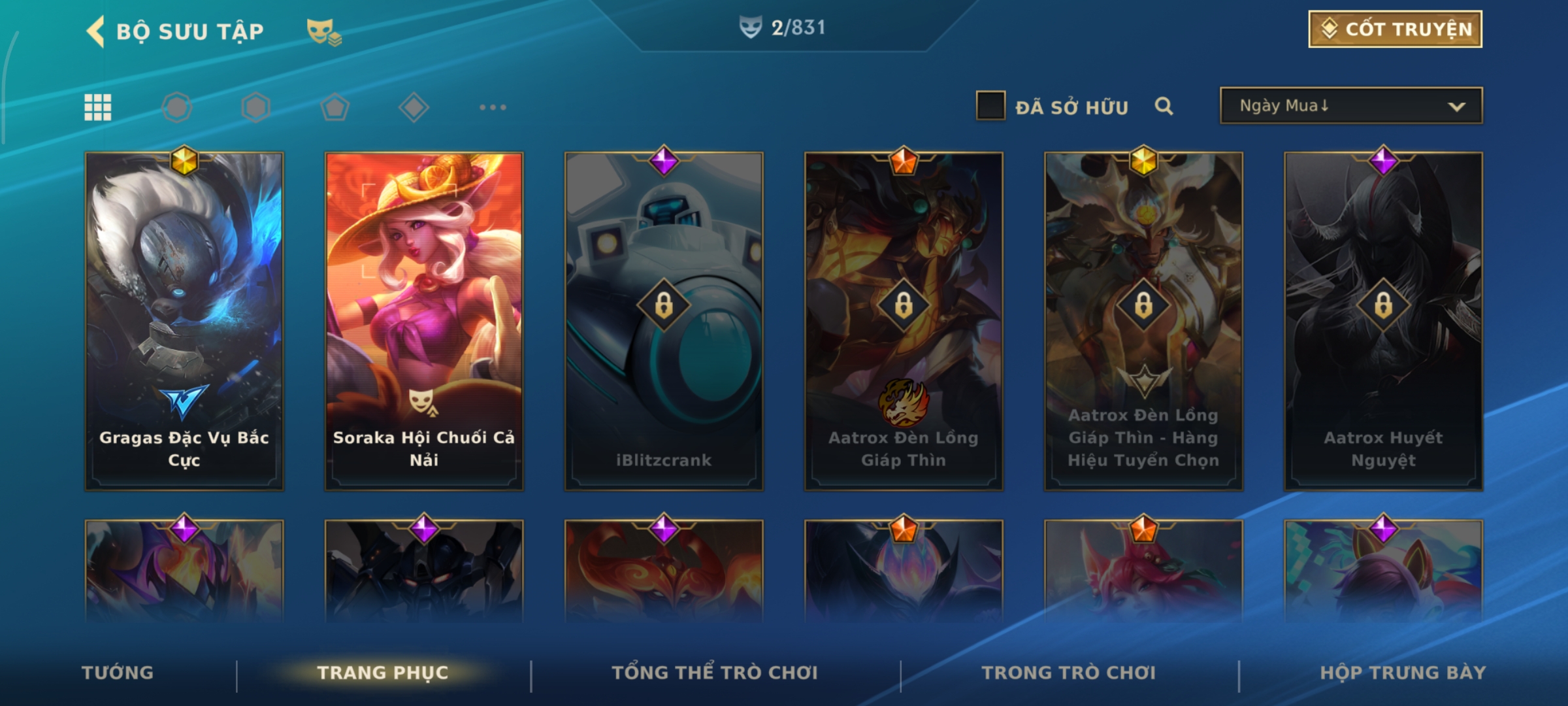 Ảnh tài khoản Skin Gragas Đặc Vụ Bắc Cực + Rương Skin Cam Tự Chọn  - thumbnail 2