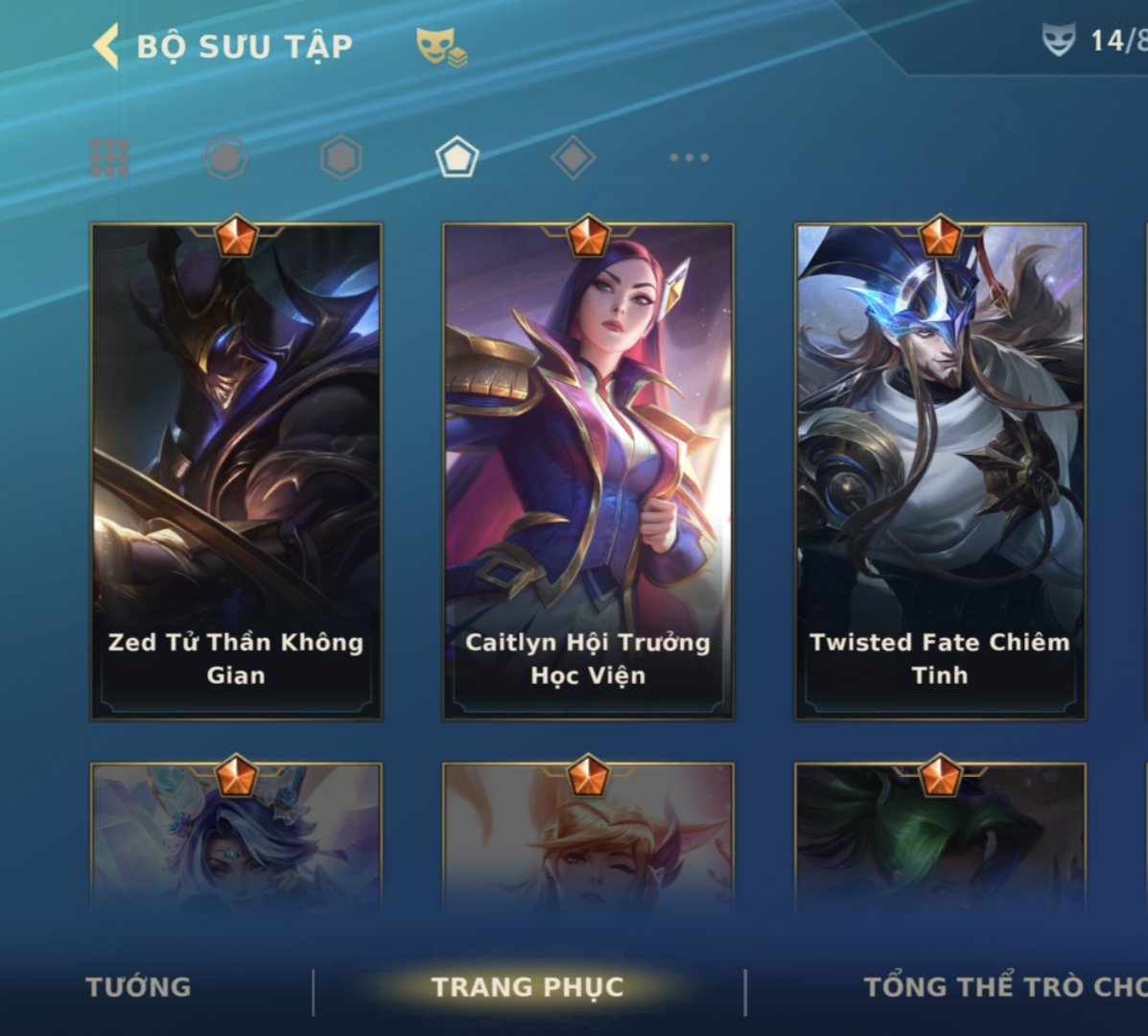 Ảnh tài khoản Skin Vayne Đoạt Hồn, Jinx Vệ Binh Tinh Tú - Phiên Bản Hoàn Mỹ, Morgana Tân Niên - Phiên Bản Hoàn Mỹ  - thumbnail 2