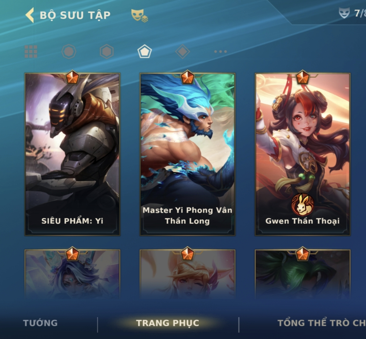 Ảnh tài khoản Skin Ngộ Không Ngọc Long, Siêu Phẩm : Yi, Phong Vân Thần Long, Gwen Thần Thoại  - thumbnail 2