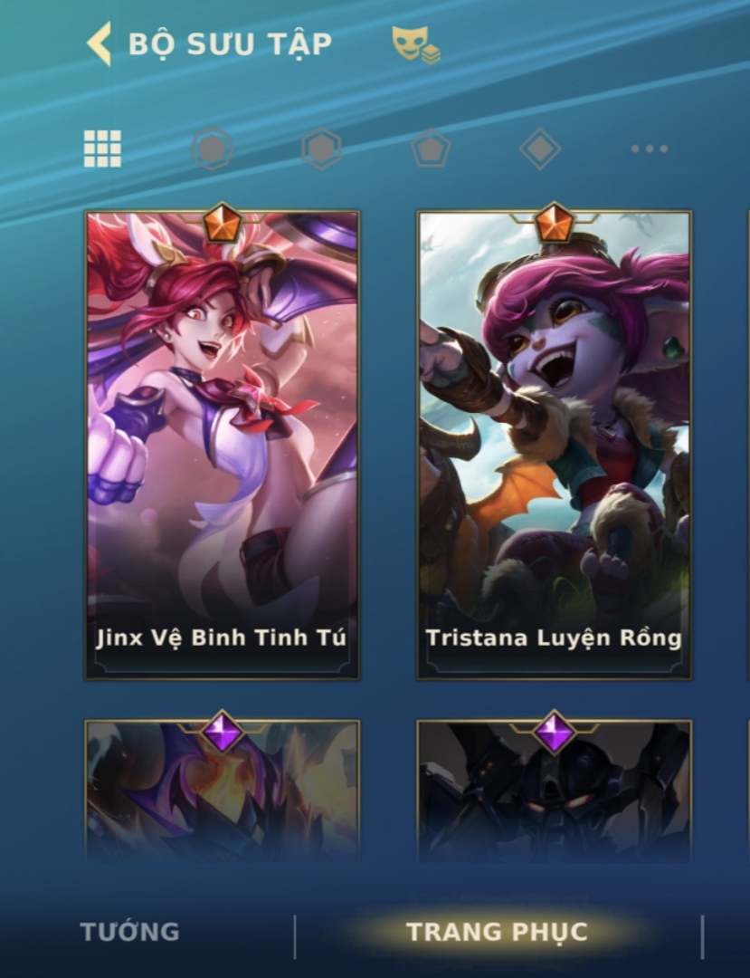 Ảnh tài khoản Skin Tristana Luyện Rồng, Jinx Vệ Binh Tinh Tú - ảnh 1