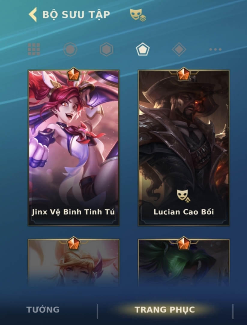 Ảnh tài khoản Skin Jinx Vệ Binh Tinh Tú-Phiên Bản Hoàn Mỹ, Lucian Cao Bồi, Jinx Vệ Binh Tinh Tú  - thumbnail 2