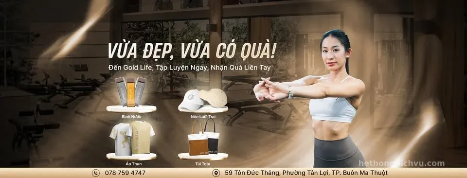 GOLD LIFE FITNESS CENTER banner