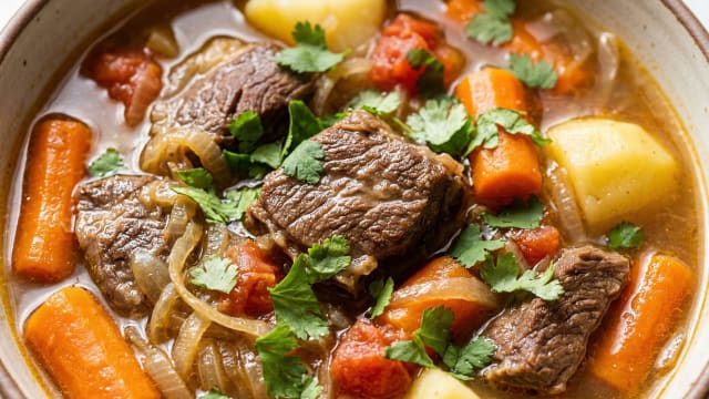Shorwa (Beef and Vegetable Soup)