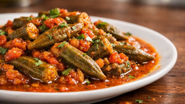 Bamya (Okra and Tomato Stew)