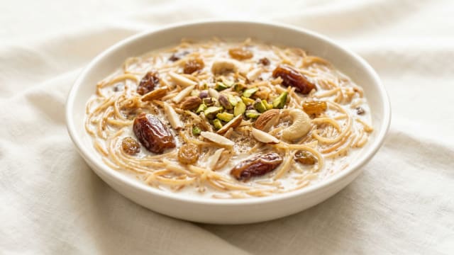 Sheer Khurma (Vermicelli Milk Pudding with Dates and Nuts)