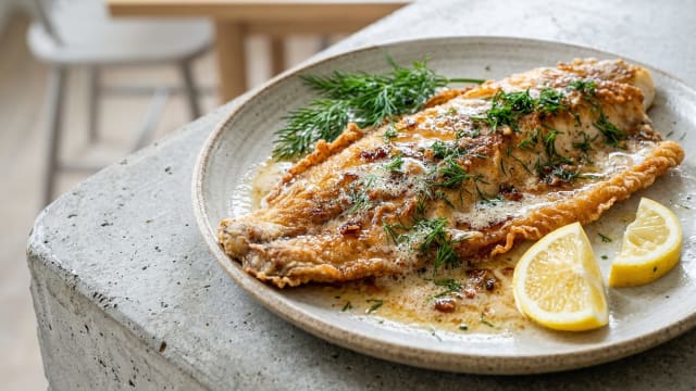Pan-Fried Pike with Lemon Butter