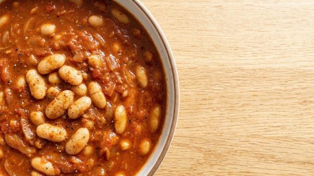 Loubia (White Bean and Tomato Stew)