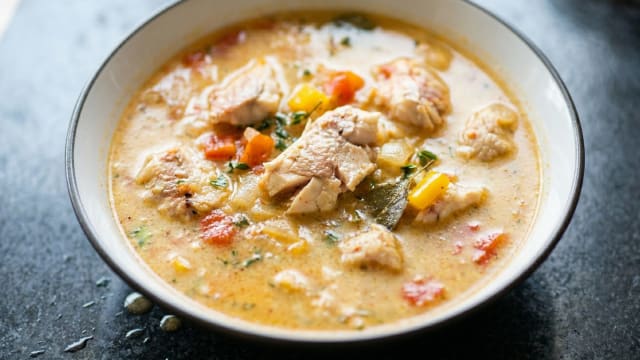 Anguilla-Style Red Snapper in Coconut Broth