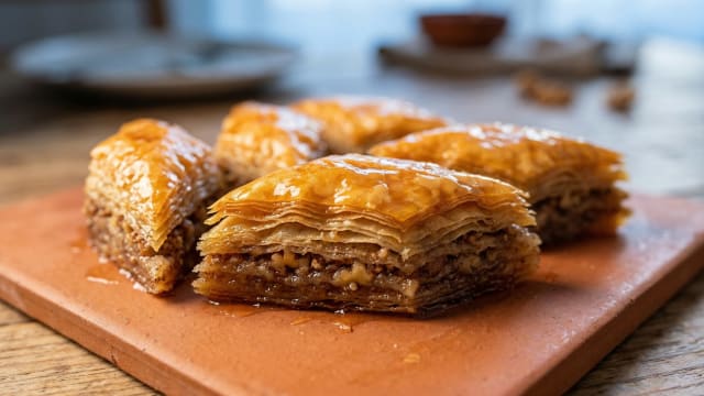 Pakhlava (Armenian Walnut and Honey Pastry)