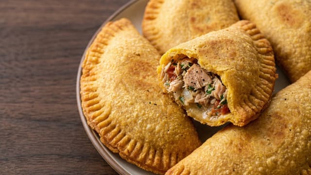 Panades (Fried Corn Turnovers with Fish)