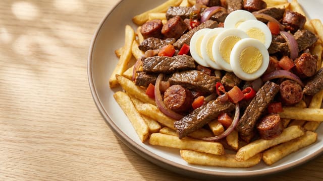 Pique Macho (Beef, Sausage, and Fries)