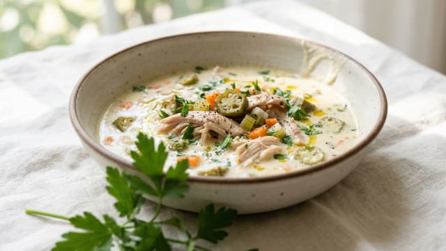 Begova Čorba (Chicken and Okra Soup)