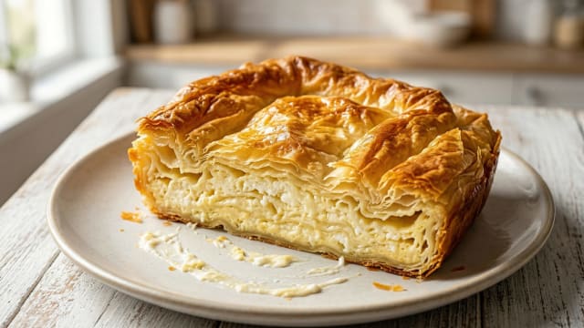 Banitsa (Bulgarian Cheese Pastry)