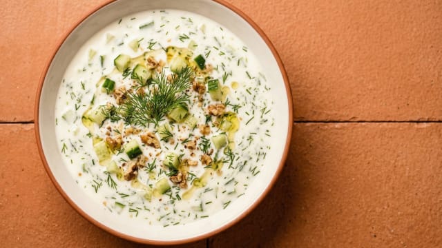 Cold Yogurt and Cucumber Soup