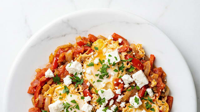 Mish-Mash (Pepper, Egg, and Cheese Skillet)