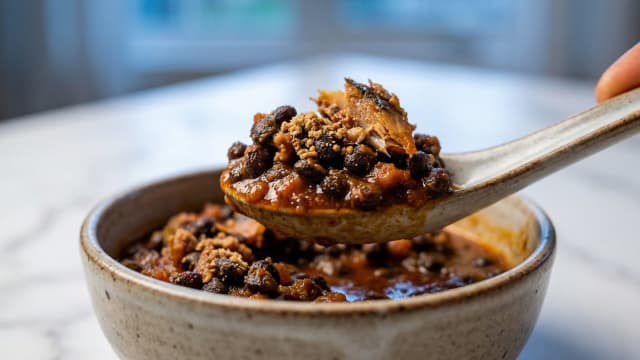 Zamnè (Acacia Seed and Smoked Fish Stew)