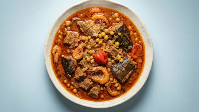 Mbanga Soup (Cameroonian Palm Nut Soup)