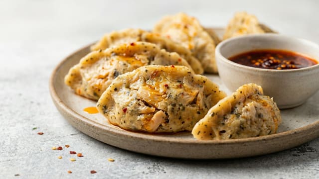 Central African-Style Fish and Pumpkin Seed Dumplings