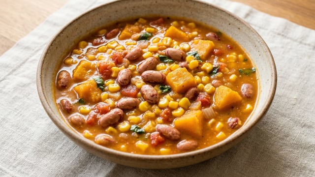 Porotos Granados (Summer Bean, Corn, and Squash Stew)