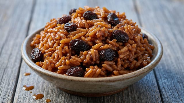 Arroz con Coco y Pasas (Coconut Rice with Raisins)