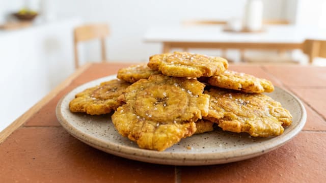 Patacones (Twice-Fried Green Plantains)