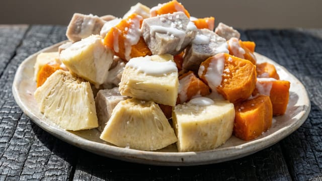 Kinaki (Island Root Vegetable Platter)