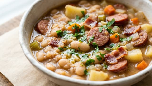 Maneštra od Graha i Krumpira (Bean and Potato Soup)