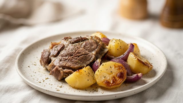 Ofto Kleftiko (Slow-Roasted Lamb and Potatoes)