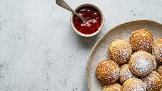 Æbleskiver (Danish Pancake Puffs)