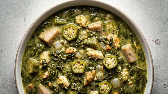 Callaloo and Crab Soup
