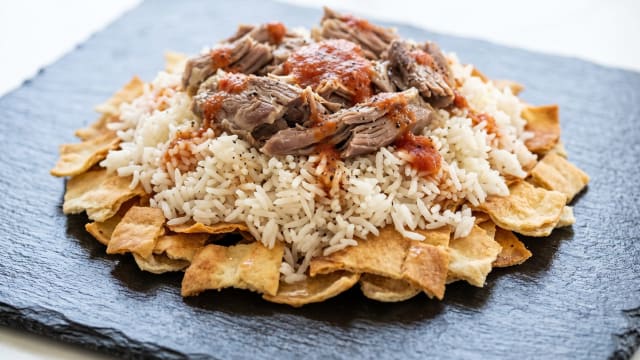 Fatta (Lamb, Rice, and Crisp Bread)