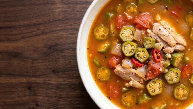 Ocrosup (Okra and Chicken Soup)