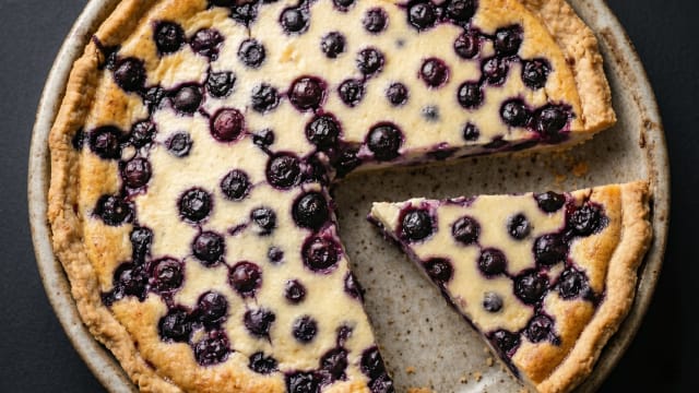 Mustikkapiirakka (Finnish Blueberry Pie)