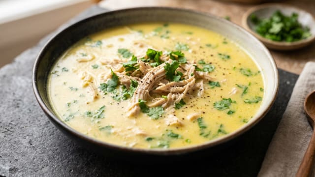 Chikhirtma (Chicken and Egg-Lemon Soup)