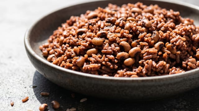 Waakye (Ghanaian Rice and Cowpeas)