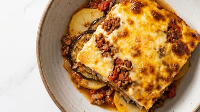 Moussaka (Eggplant and Beef Casserole)